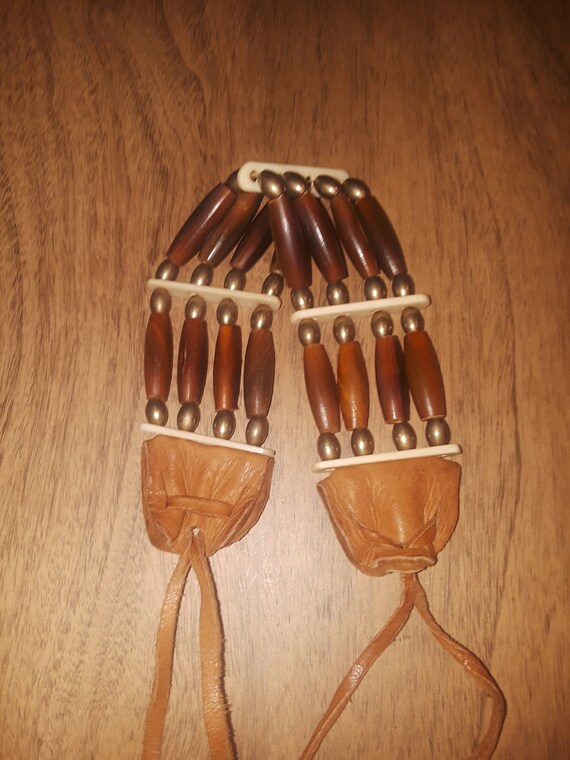 Authentic Native American Indian Hairpipe Brass Bone Gem authentic-native-american-indian-hairpipe-brass-bone-gem