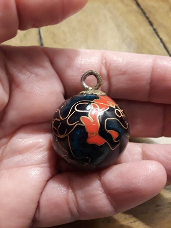 chinese cloisonne ball Gem