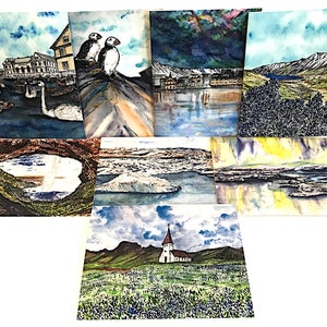 Ensemble de cartes de notes #3 de la série Islande