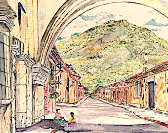 Santa Catalina Arch Digital Print