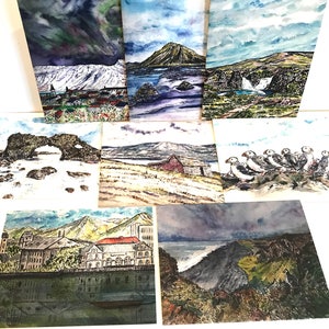 Ensemble de cartes de notes #1 de la série Islande