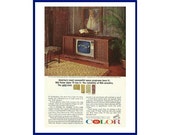 RCA Color Television Original 1965 Vintage Print Ad - quot America 39 s Most Successful Space Programs Have It RCA Victor Color TV Has It quot