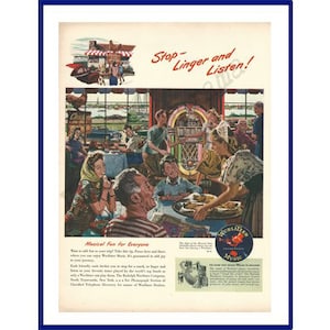 Wurlitzer Magazine Ad - Etsy