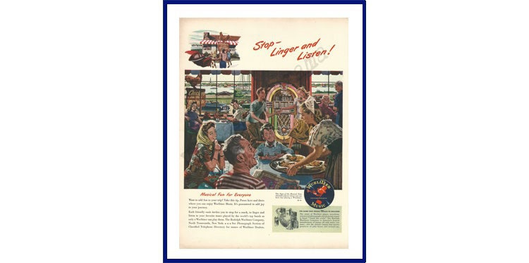 Wurlitzer Magazine Ad - Etsy