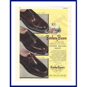 靴 50s crosby square brown U wing tip 50s crosby square brown U wing tip - メルカリ