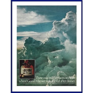 GRAND MARNIER LIQUEUR Original 1978 Vintage Print Advertisement &quot;There May Still Be Places Where Grand Marnier Isn&#39;t Offered After Dinner.&quot;