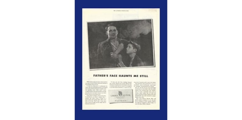 LIBERTY MUTUAL INSURANCE Company Original 1946 Vintage LIBERTY MUTUAL INSURANCE Company Original 1946 Vintage