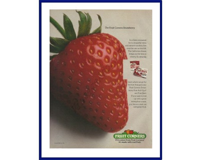 FRUIT CORNERS Fruit Rollups & Fruit Bars Original 1985 Etsy
