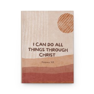 Sunset Desert I Can Do All Things Through Christ Hardcover Study Journal Matte | 2023 Youth Theme