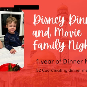 Family Magic Dinner and Movie Night Cards |  52 cards- 1 year of fun!