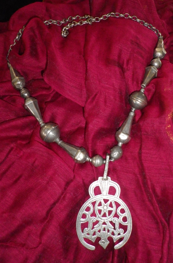 Handmade  Moroccan Berber Silver Necklace