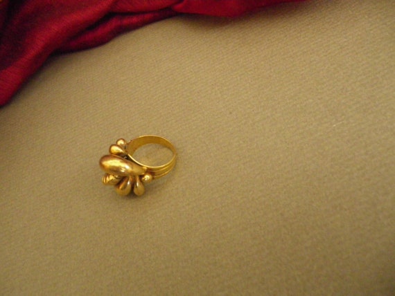 Unique 18K Gold Snake Ring - image 1