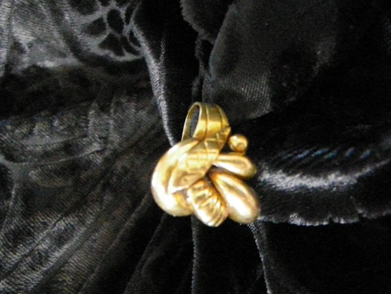 Unique 18K Gold Snake Ring - image 2
