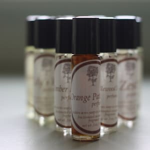 Orange Patchouli Perfume Oil - Roll On Applicator