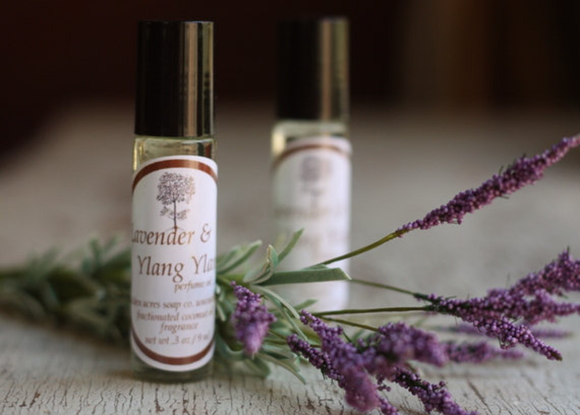 Lavender Ylang Ylang Perfume Oil Travel Size Etsy