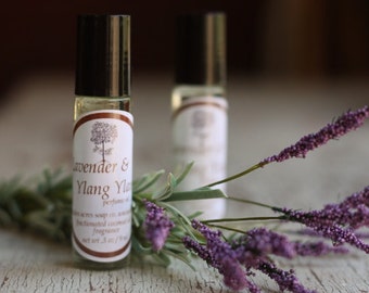 Lavender Ylang Ylang Perfume Oil - Travel Size