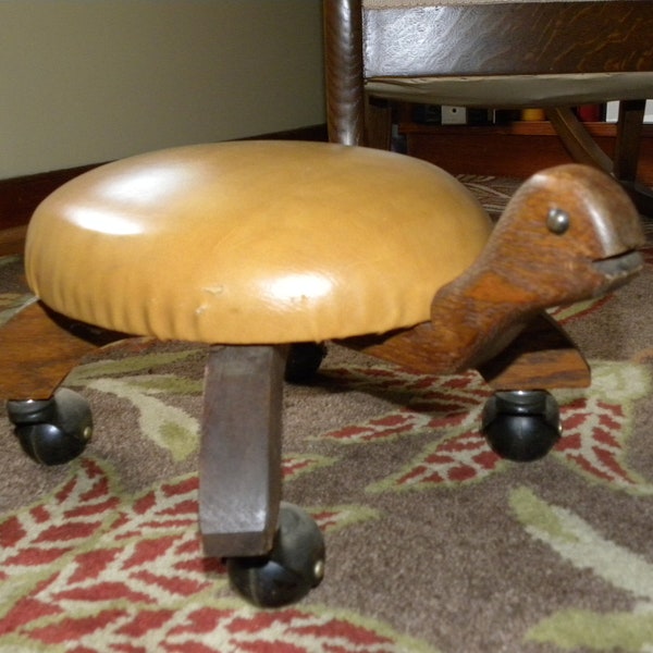 RESERVED rolling turtle stool