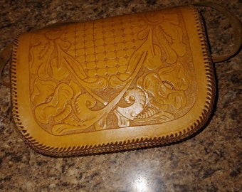 tooled floral Cowgirl purse