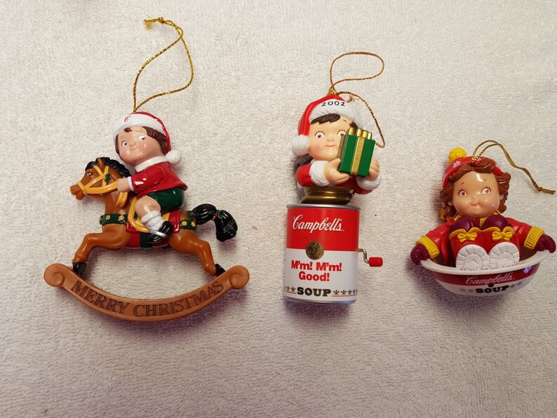 Campbell Soup Memorabilia Christmas Ornament Series Etsy