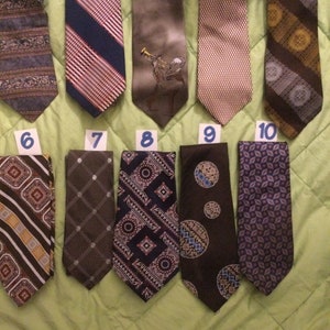 Mid century neckties