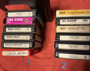 8 track cassettes