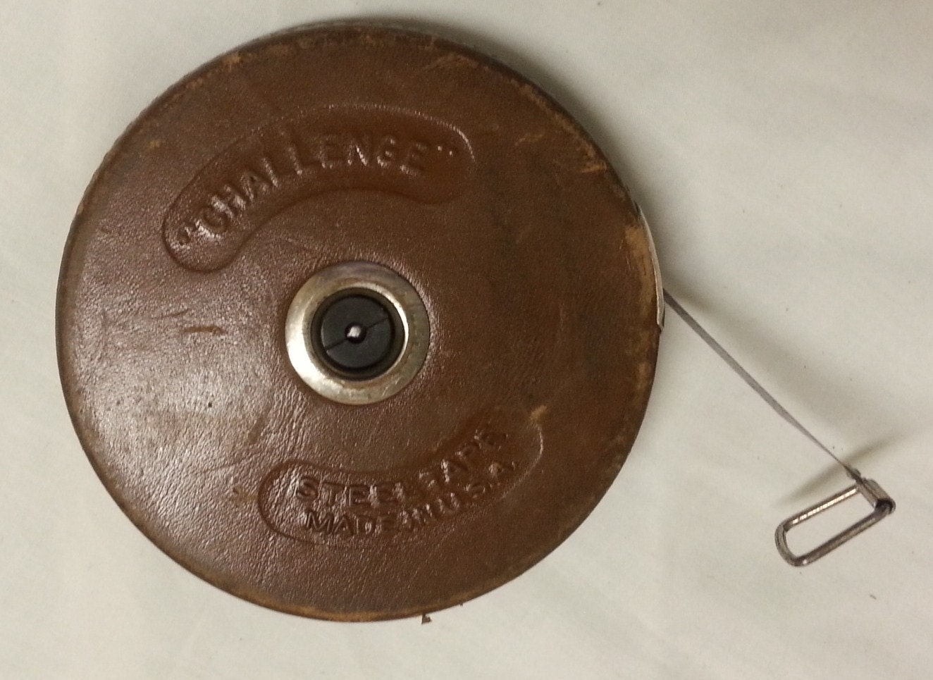 Lufkin Rule steel tape measure in a leather case very old Etsy