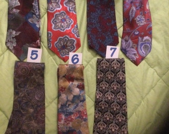 Vintage flower ties