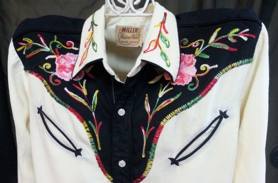 Western shrit, 1940's American classic country, we