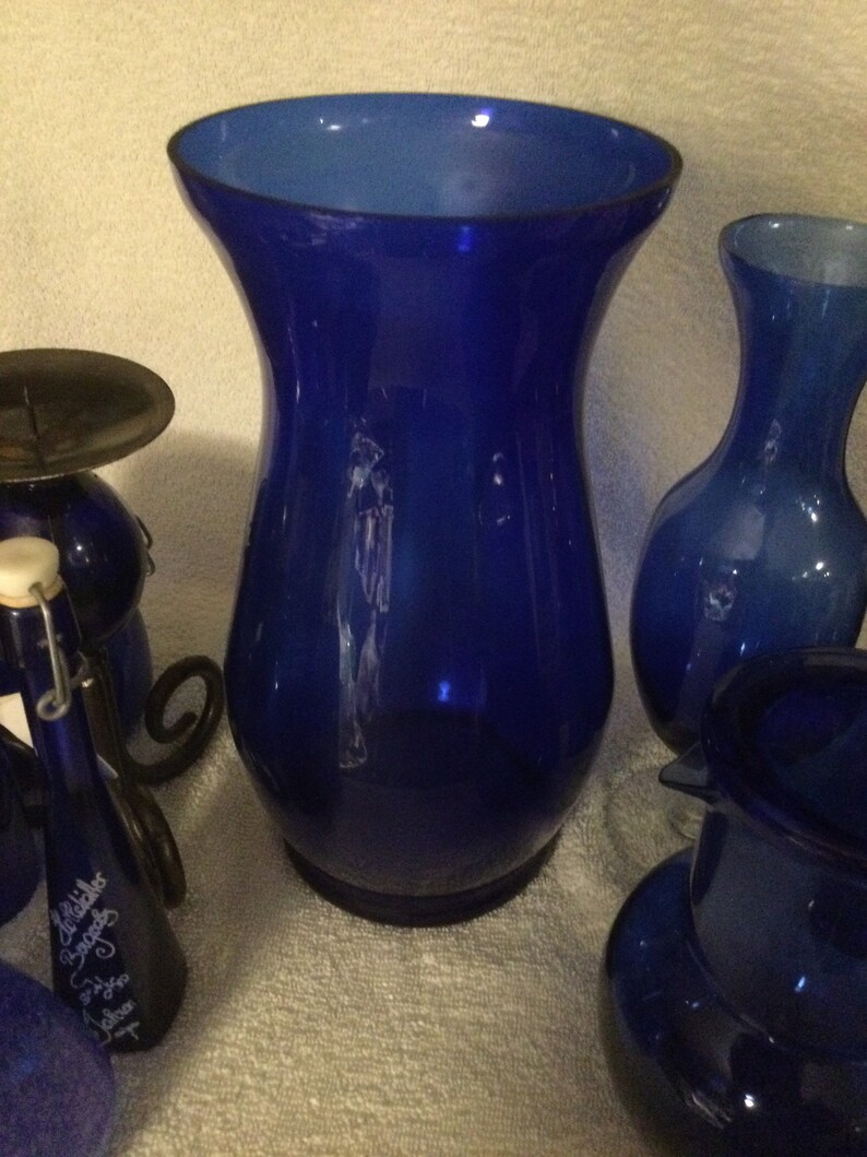 Collection of Cobalt Blue Decor Etsy