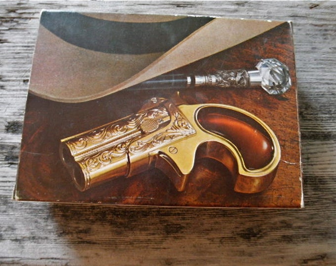 Wild West Derringer Double Barrel Pistol Decanter Bottle Avon Etsy