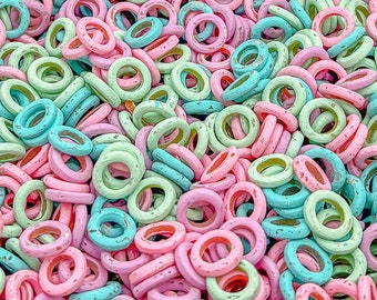 Summer O's #2, Relleno de contenedor sensorial, Pasta de colores, Juego sensorial, Relleno de contenedor sensorial brillante, Montessori