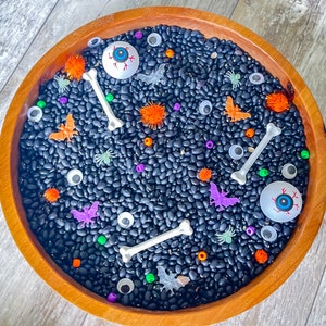Halloween Sensory Bin, Halloween Sensory, Taste Safe, Montessori, Halloween For Kids