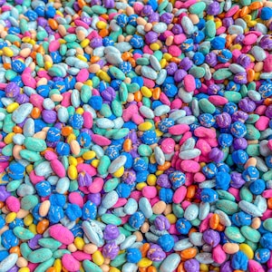 Spring Bean Sensory Mix , Sensory Bin Filler, Colored Beans, Sensory Play, Bright Sensory Bin Filler, Montessori