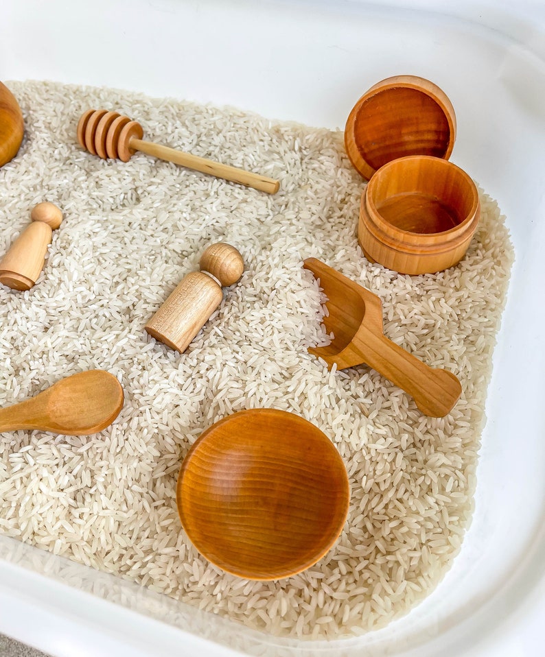 Sensory Bin Tools Small Wooden Tools Sensory Tools Etsy