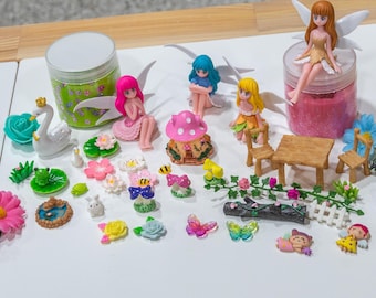 Fairy Garden Knetmasse Kit, Kinder Geschenk, Kinder Knetmasse Kit, Prinzessin Knetmasse