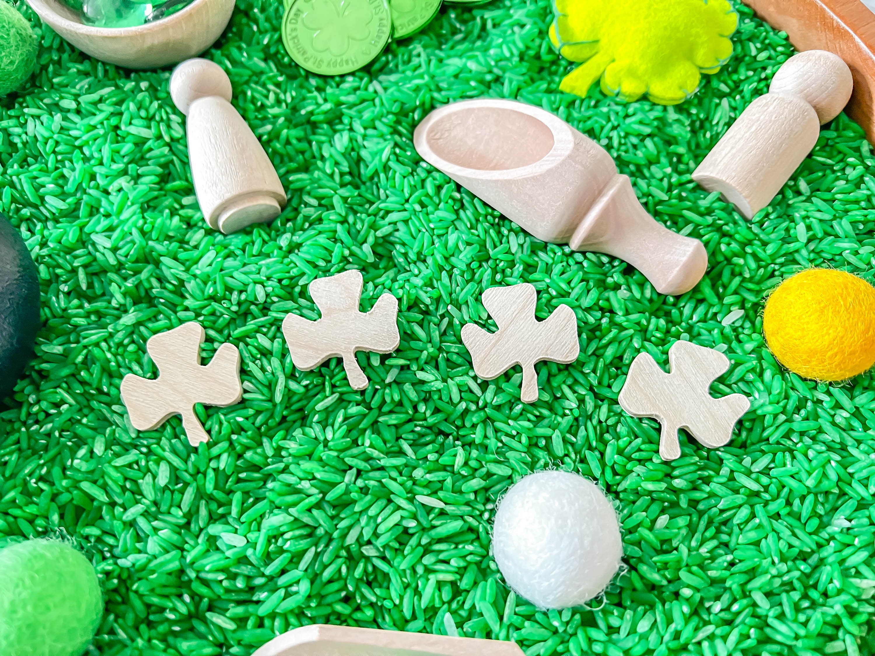 St. Patrick's Day Sensory Bin, St. Patrick's Day Sensory, Taste Safe ...