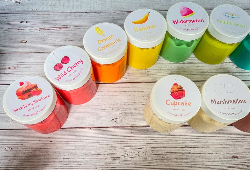 SCENTED Playdough Kids Birthday Party Favors Playdough Etsy