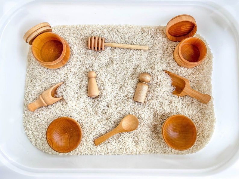 Sensory Bin Tools Small Wooden Tools Sensory Tools Etsy