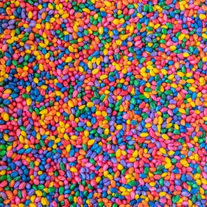 Rainbow Sensory Popcorn, Sensory Bin Filler, Colored Popcorn, Rainbow Sensory Play, Bright Sensory Bin Filler, Taste Safe, Montessori
