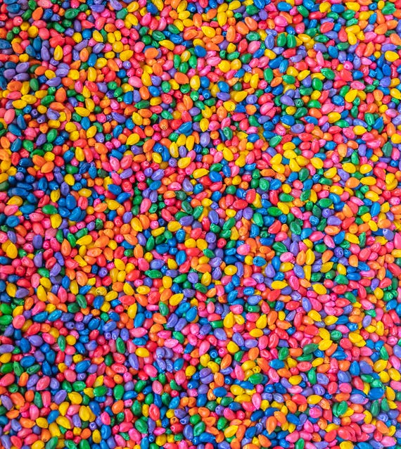 Buy Rainbow Sensory Popcorn, Sensory Bin Filler, Colored Popcorn