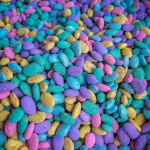 Pastel Beans , Sensory Bin Filler, Colored Beans, Sensory Play, Bright Sensory Bin Filler, Montessori