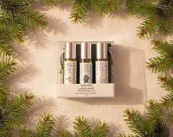 Perfume Oil Rollerball Gift Set: Herb & Root Fragrance Sampler