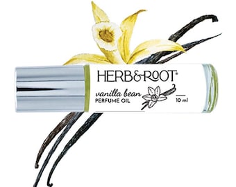 Natural Vanilla Perfume Oil Roll On: Vegan Cruelty-Free Fragrance (10 ml)