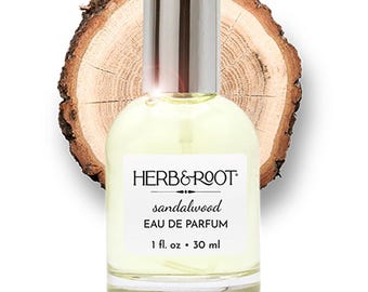 Sandalwood Eau de Parfum, Perfume Spray, Cologne Spray, 1 oz. Herb & Root