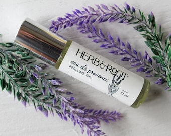 Lavender Perfume Oil Rollerball, Soothing Relaxing Blend with Lavender and Cedar | Aromatherapy sleep anti-anxiety, Herb & Root