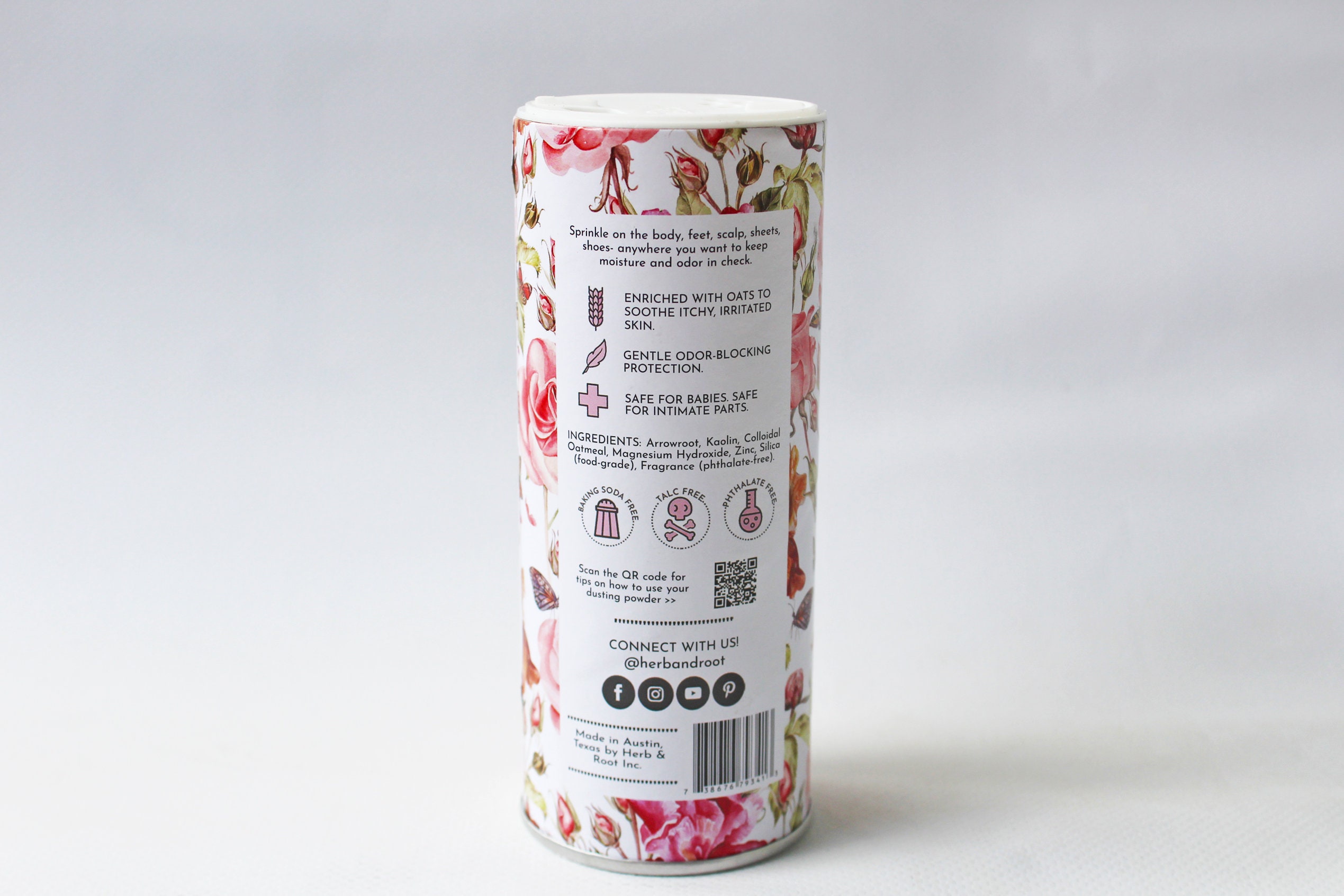 Rose Body Dusting Powder: Talc-free, Deodorizing, Organic - Etsy