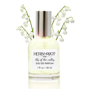 Lily of the Valley Eau de Parfum, Perfume Spray, Body Spray, Hair Perfume, Herb & Root, 1 oz