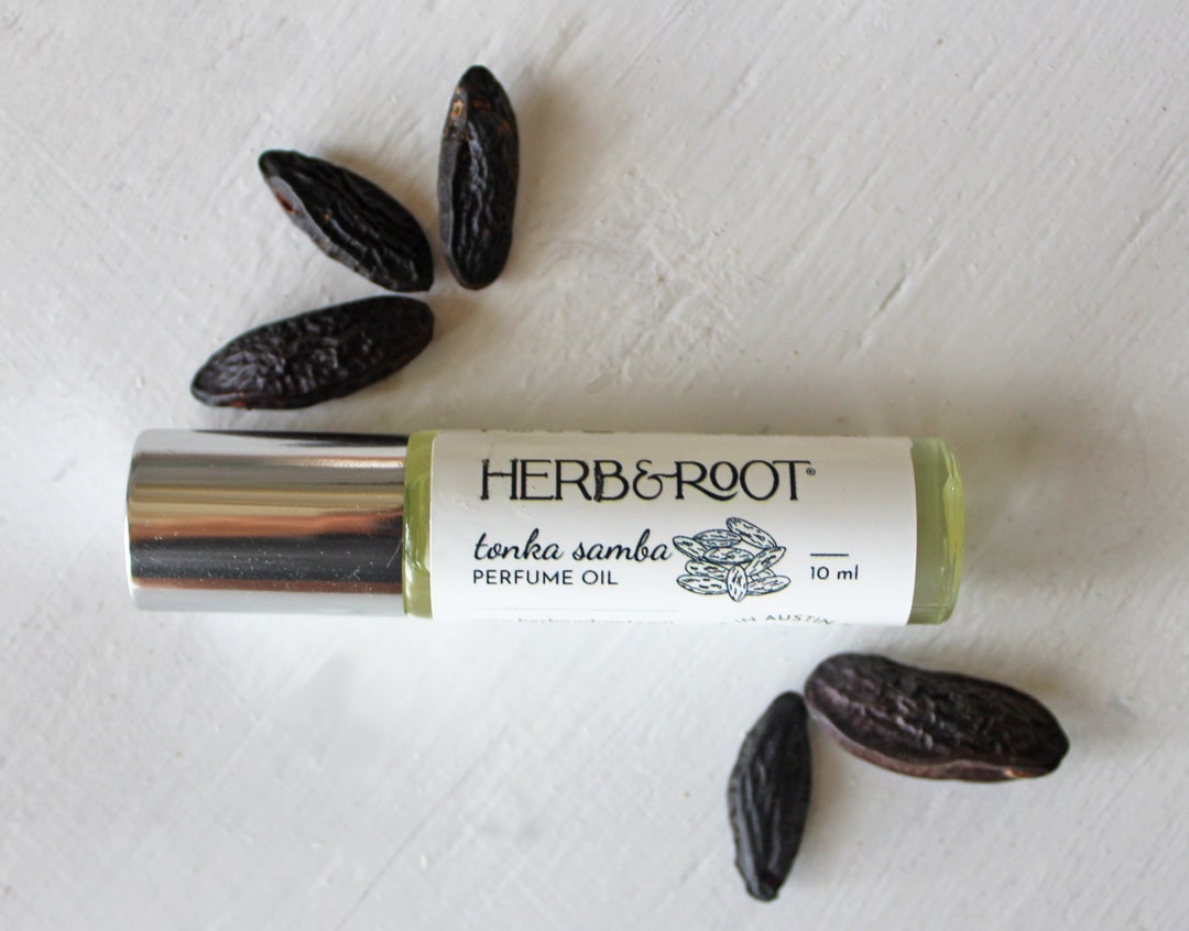 Tonka Bean Perfume Oil Rollerball Gourmand Fragrance, Like a Musky
