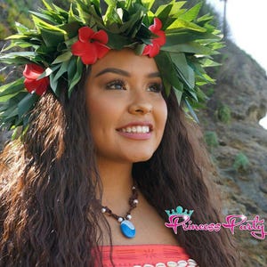 Moana Inspired Headpiece. Perfect For Children & Adult Too. Beach Wedding, Birthday Party, Luau, Costumes Or Gift For Your Children.