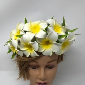 Plumeria Headband Headpiece.